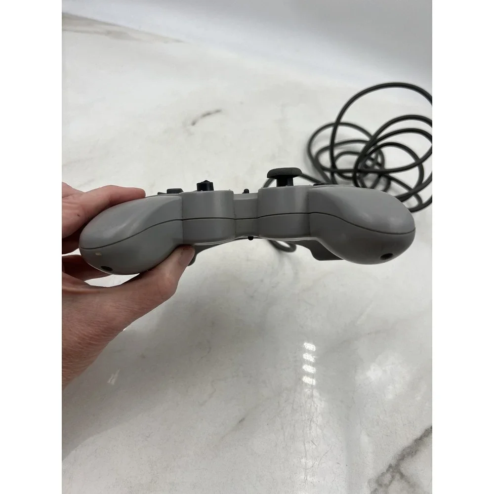 InterAct Barracuda 2 Gray Wired Controller PS1 PlayStation SV-1133